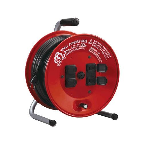 ハタヤリミテッド(HATAYA) コードリール(温度センサー付) AC125V/15A/30m EA815BA-30 4550061938997【別送品】