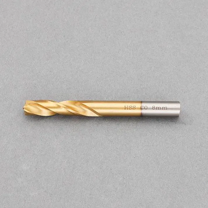 ESCO 8.0x 79mm スポット溶接ドリル(Co-HSS/Tinコート) EA824HC-108 4550061942277(CDC)【別送品】