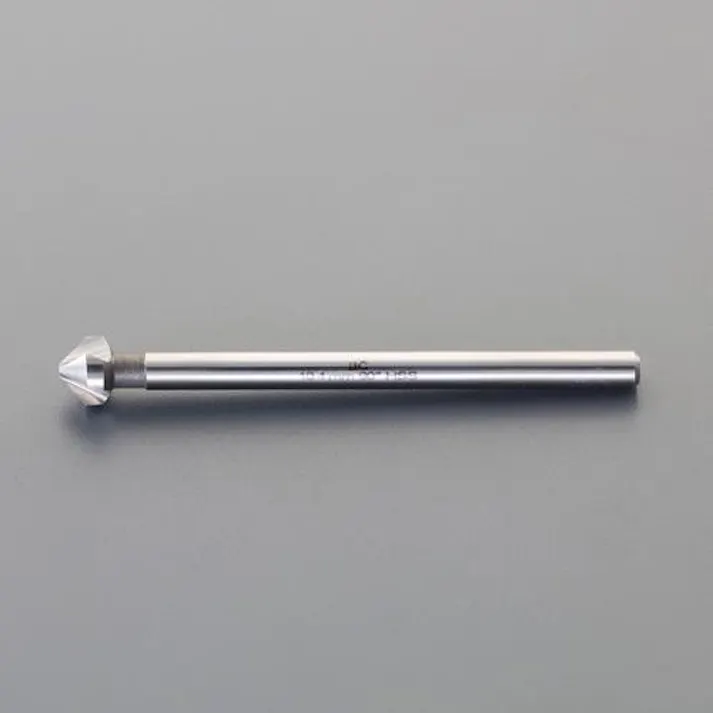 ESCO 12.4mm ロングカウンターシンク(8mm軸・HSS) EA827FH-12B 4550061942420(CDC)【別送品】