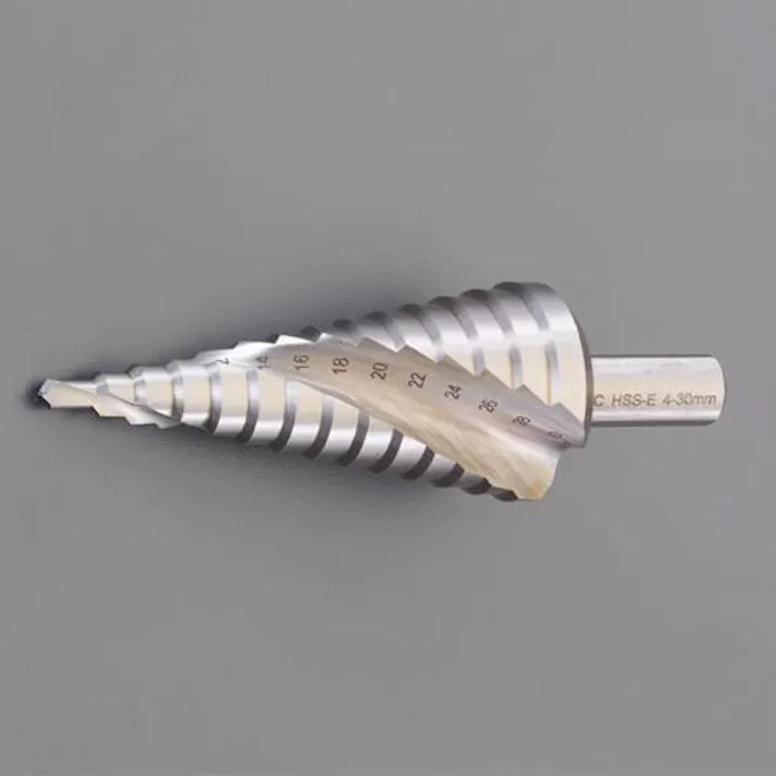 ESCO 4-12mm ステップドリル(スパイラル/Co-HSS) EA825SB-61 4550061943977(CDC)【別送品】