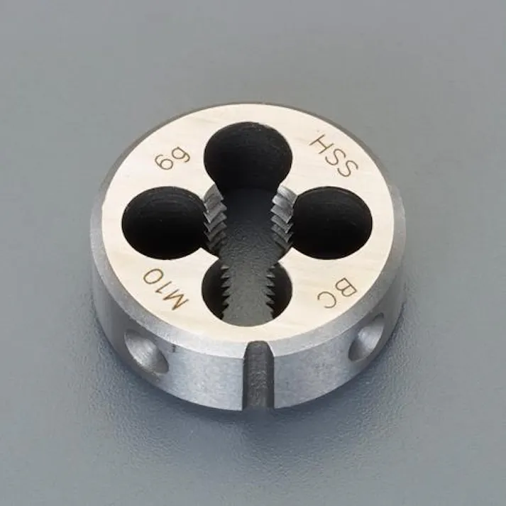 ESCO M1.7x0.35/16mm 丸ダイス(並目/HSS) EA829JH-1.7 4550061945520(CDC)【別送品】