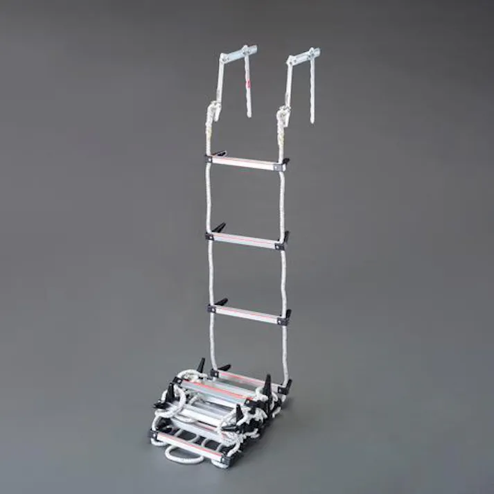 繩ばしご(蛍光表示付) 5.9m EA904Z-59 4518340092617【別送品】