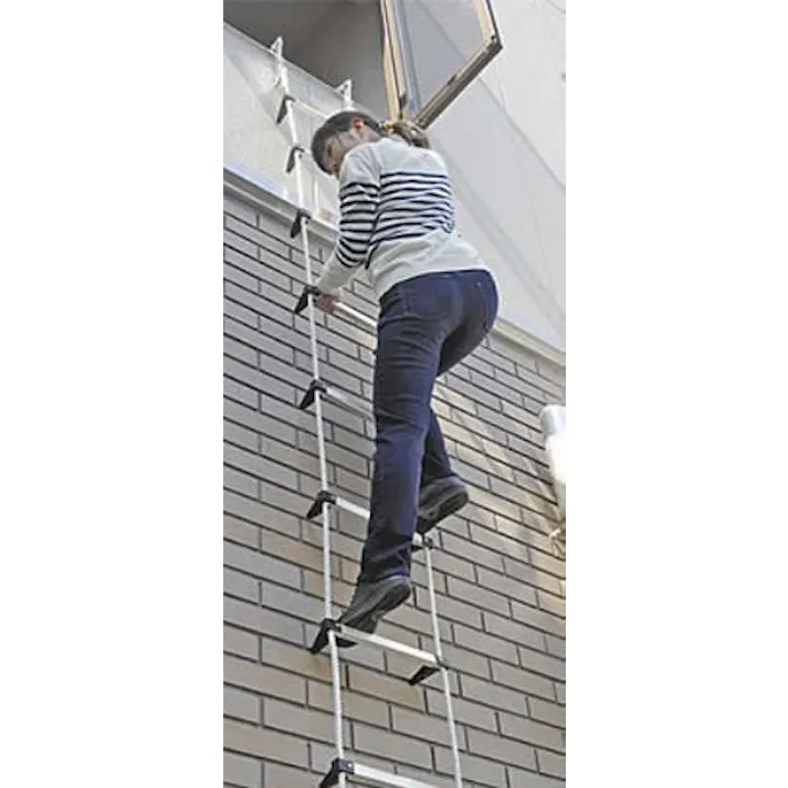 繩ばしご(蛍光表示付) 5.9m EA904Z-59 4518340092617【別送品】