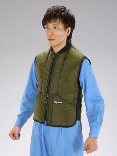 防寒ベスト(Sage) [XL] EA915GA-14 4518340097490【別送品】