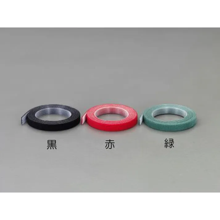 ESCO 20mmx1.5m 両面マジック結束バンド(黒) EA944MA-14 4518340169715(CDC)【別送品】