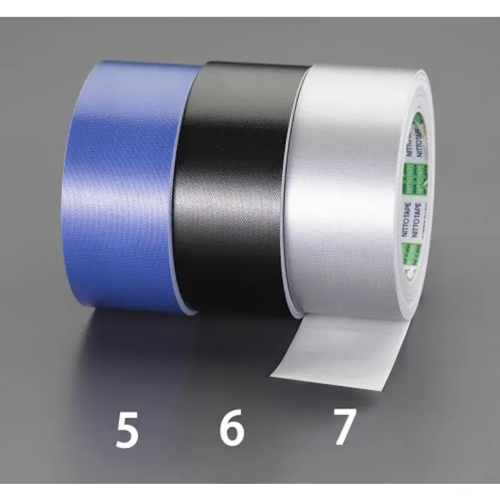 ESCO 50mmx25m 布粘着テープ(黒) EA944NA-6 4518340218758(CDC)【別送品】