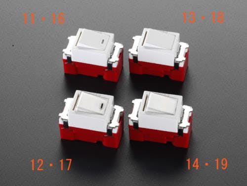 神保電器(JIMBO) 埋込み型スイッチ(片切) AC300V/15.0A EA940CF-11 4518340231092【別送品】