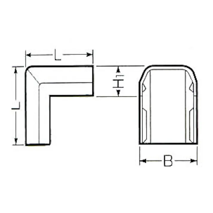 未来工業 モール継手外曲(プラスチック/ベージュ/10個) 18x30mm EA947HM-6G 4518340241572【別送品】