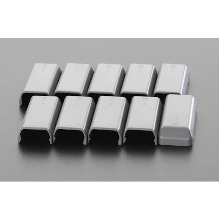 未来工業 モールエンド(プラスチック製/灰/10個) 23x50mm EA947HM-2E 4518340243231【別送品】