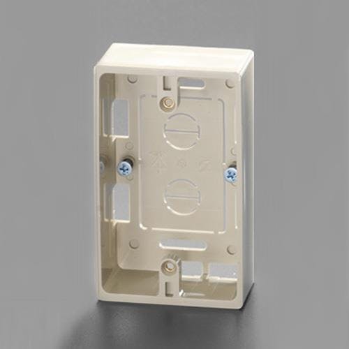 未来工業 スイッチボックス(1穴/ベージュ) [モール用] EA940CP-7 4518340243712【別送品】