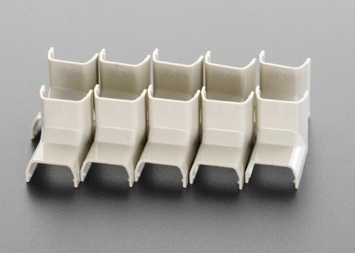 未来工業 モール継手内曲(プラスチック製/灰/10個) 23.2x31mm EA947HM-2H 4518340243767【別送品】