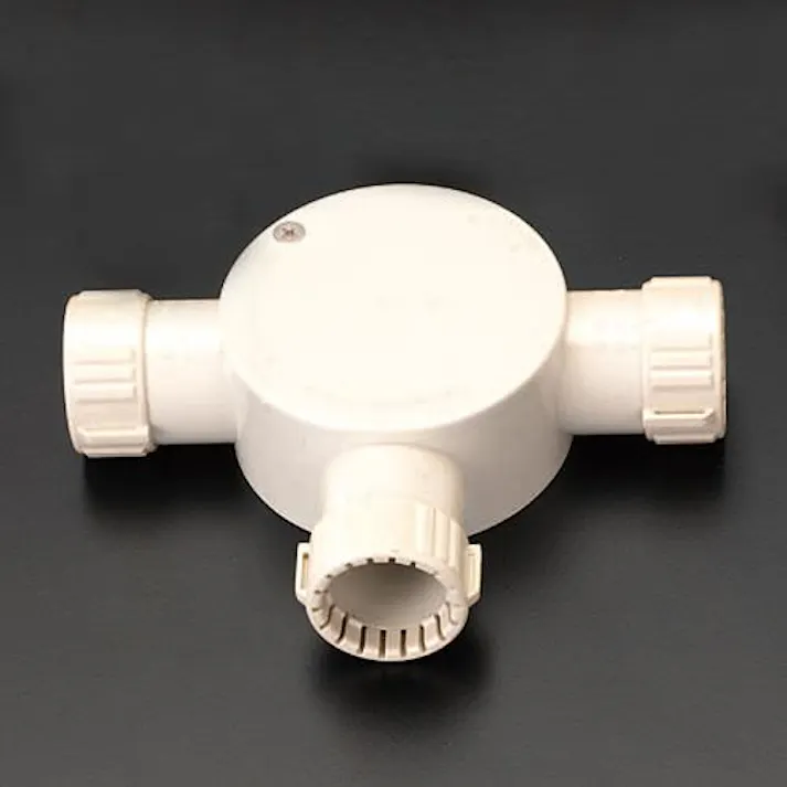 未来工業 φ16mm 露出ボックス(フレキ管用/3方向) EA940CS-67 4518340243927(CDC)【別送品】