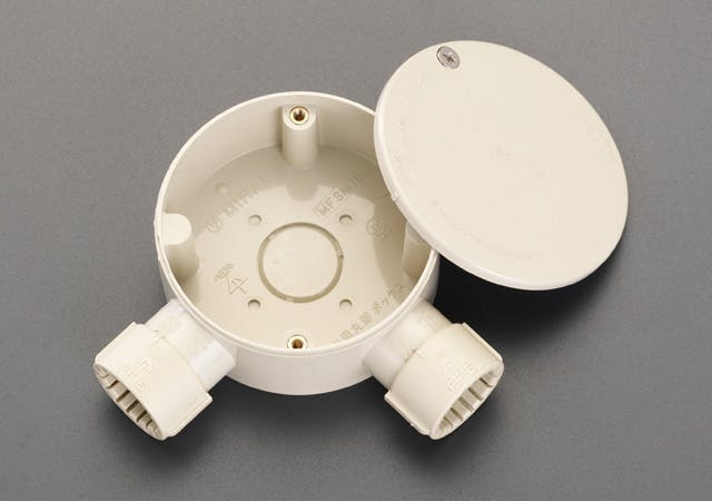 未来工業 φ16mm 露出ボックス(フレキ管用/3方向) EA940CS-67