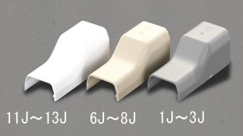 未来工業 モール継手コーナー(プラスチック/ベージュ/10個) 18x40mm EA947HM-6J 4518340245068【別送品】