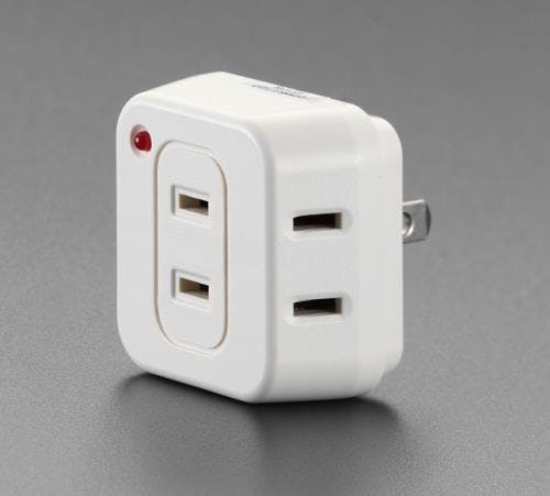 ヤザワコーポレーション 3口タップ(雷サージ対応) AC125V/15A EA940CD-21 4518340376984【別送品】