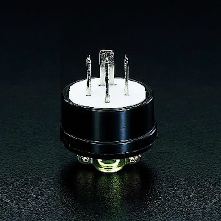 明工社 AC250V/20A アース付プラグ(接地3P) EA940BD-2A 4518340379473(CDC)【別送品】
