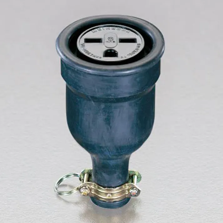 明工社 防水型コネクター(接地2P) AC250V/15A EA940BL-2 4518340379589【別送品】