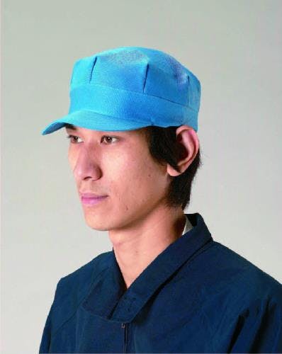 作業用キャップ(ブルー) [LL] EA915E-23 4518340411067【別送品】