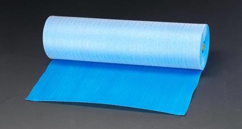 床面養生マット(エンボス/青) 1.0x30m/2.0mm EA911BA-6 4518340452039【別送品】