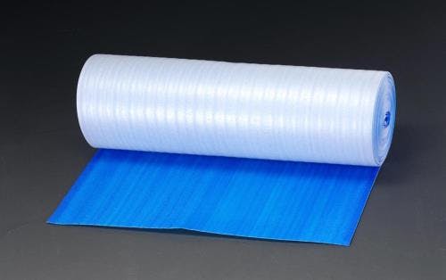 床面養生マット(エンボス/青) 1.0x30m/2.0mm EA911BA-7 4518340452046【別送品】