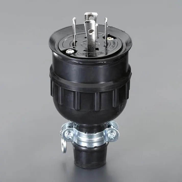 明工社 防水型引掛プラグ(接地3P) AC250V/30A EA940BJ-11 4518340457430【別送品】