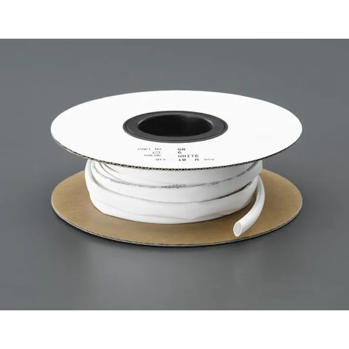 ESCO 2.5mmx 10m 熱収縮チューブ(白) EA944BE-2.5 4518340465671(CDC)【別送品】