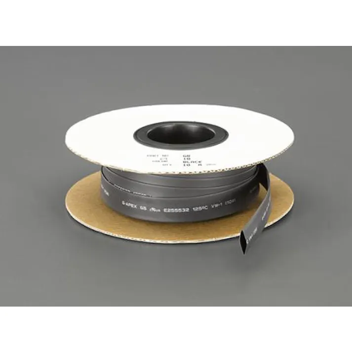 ESCO 22 mmx 10m 熱収縮チューブ(黒) EA944BG-22 4518340465992(CDC)【別送品】
