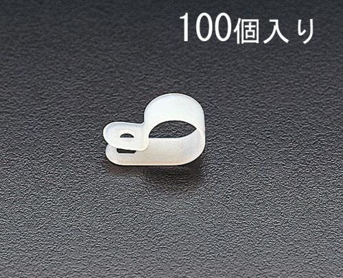 ケーブルクランプ(100個) 8.4mm EA947F-8 4518340561762【別送品】