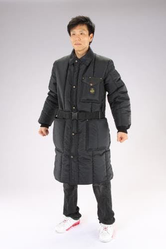 防寒ロングコート(Navy) [2XL] EA915GM-85 4518340562776【別送品】