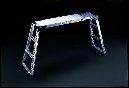 伸縮足場台(調整脚付) 83-116cm EA905DA-2 4518340569447【別送品】