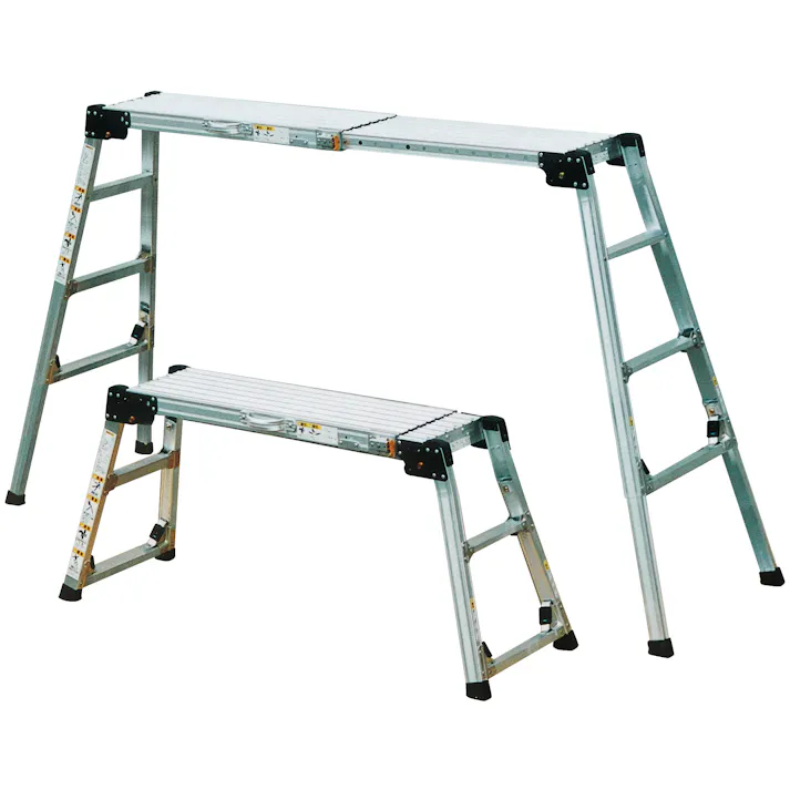 伸縮足場台(調整脚付) 83-116cm EA905DA-2 4518340569447【別送品】