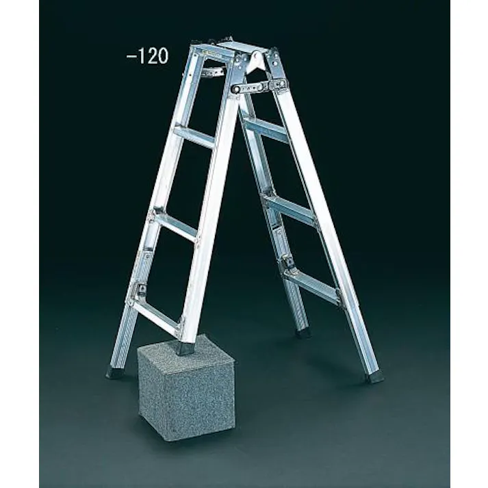 ESCO 1.23-1.53m はしご兼用脚立(調整脚) EA903FC-150 4518340577206(CDC)【別送品】