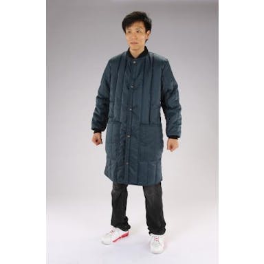 ESCO  [ L] 防寒ロングコート(Navy) EA915GM-93 4518340617223(CDC)【別送品】