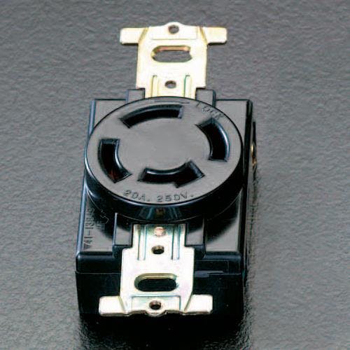 明工社 埋込コンセント(3P)[接地付] 250V/20A EA940CL-17 4518340617674【別送品】