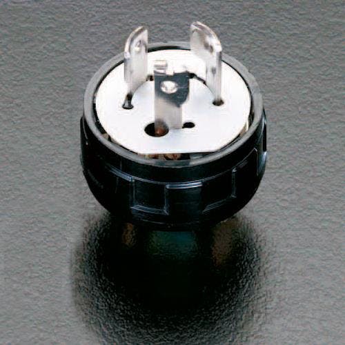 明工社 引掛プラグ(3P) AC250V/20A EA940BW-3 4518340617728【別送品】