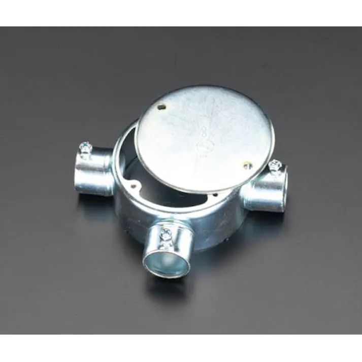 ESCO E19 露出ボックス(三方/丸型) EA940CS-31 4518340617865(CDC)【別送品】