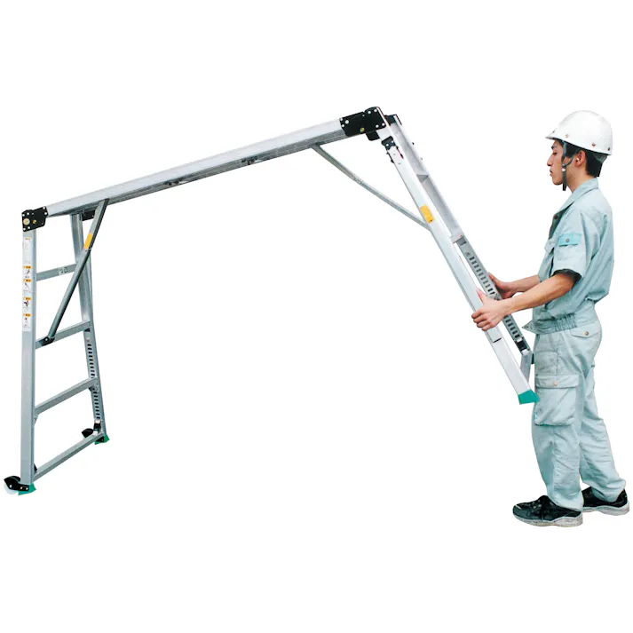 足場台(調整脚・キャスター付) 66-96cm EA905DF-2 4518340618596【別送品】