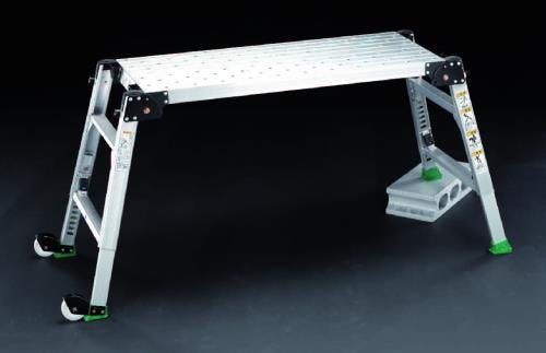 足場台(調整脚・キャスター付) 92-122cm EA905DF-3 4518340618602【別送品】