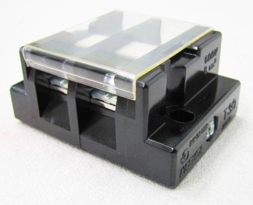 パトライト(春日電機) 組端子台 2極[600V/50A] EA940DM-22 4518340624153【別送品】