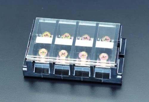 パトライト(春日電機) 組端子台 4極[600V/130A] EA940DM-34 4518340624221【別送品】