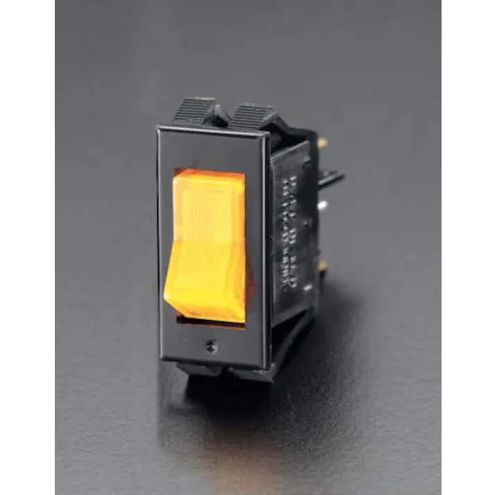 ESCO 125V/15A ロッカースイッチ(橙) EA940DH-2 4518340624771(CDC)【別送品】
