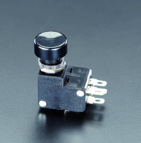プッシュスイッチ(赤) 125V/15A EA940DJ-1 4518340624917【別送品】