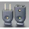 朝日電器(ELPA) 平型コネクターセット(黒) AC125V/15A EA940C-12B 4518340688919【別送品】