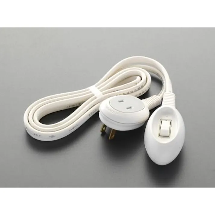 朝日電器(ELPA) 手元スイッチ(1mコード付) AC125V/15A EA940CB-18A 4518340688995【別送品】