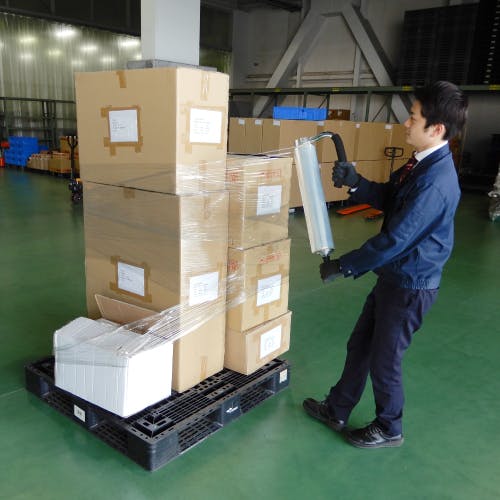 ストレッチラップホルダー 300-500mm EA944T-1 4518340702738【別送品