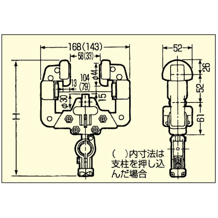 未来工業 ケーブル滑車(75・100mmI形鋼用) 10-20mm EA947GA-11 4518340798397【別送品】