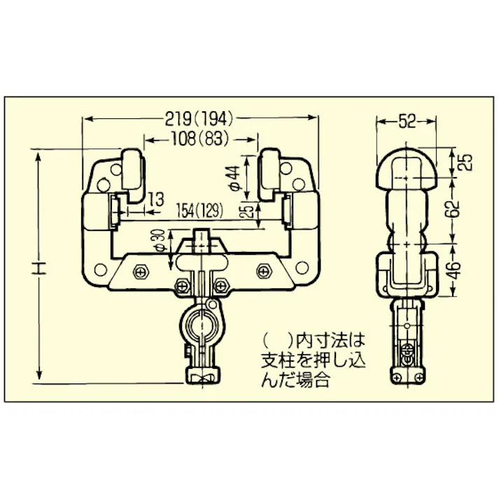 未来工業 ケーブル滑車(125・150mmI形鋼用) 20-30mm EA947GA-23 4518340798762【別送品】