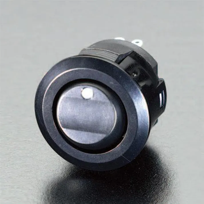 ESCO 125V/10A LEDランプロッカースイッチ(緑) EA940DH-25 4518340863453(CDC)【別送品】