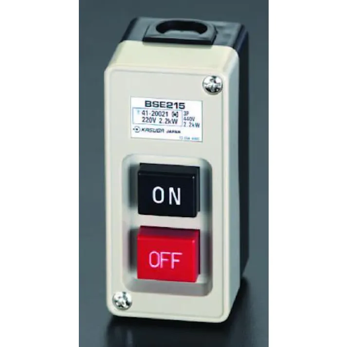 ESCO 15A/3P三相 押ボタン開閉器 EA940DF-56 4518340863521(CDC)【別送品】