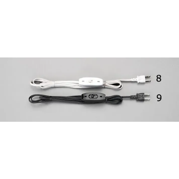 ESCO AC125V/ 7A 中間スイッチ(2mコード付/白) EA940CB-8 4518340863538(CDC)【別送品】